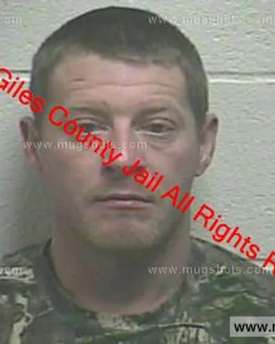 Booking photo of Scott Andrew Mitchell, Giles County, Dec 25, 2018