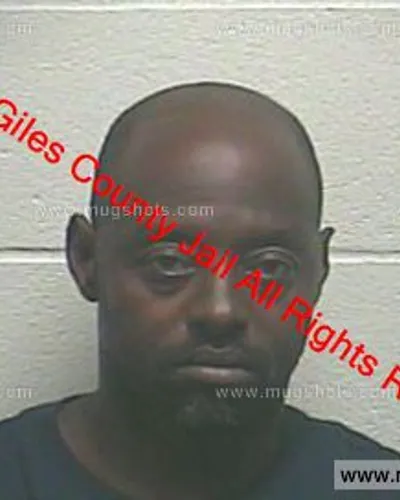 Booking photo of Roderick Pigue, Giles County, May 7, 2020