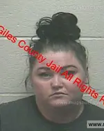 Booking photo of Tammy Marie Bush, Giles County, Oct 4, 2019