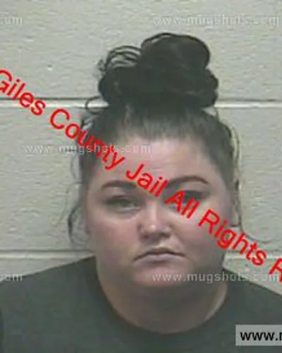 Booking photo of Tammy Bush, Giles County, Oct 4, 2019