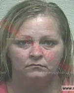 Booking photo of Tonnia Lynn Bishop, Giles County, Oct 27, 2015
