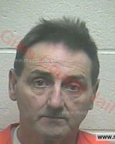 Booking photo of Douglas Sena, Giles County, Feb 21, 2017