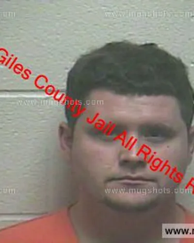 Booking photo of Eric Bishop, Giles County, Jan 16, 2020