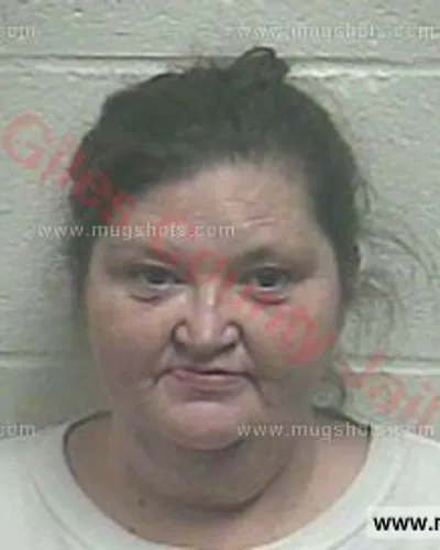 Booking photo of Tamala Mashburn, Giles County, Mar 29, 2018