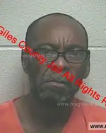 Booking photo of Mickey Tyrone Franklin, Giles County, Apr 23, 2019