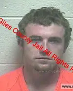 Booking photo of Hunter James Watson Defoe, Giles County, Dec 25, 2018