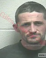 Booking photo of Justin Dean Burchell, Giles County, Feb 7, 2018