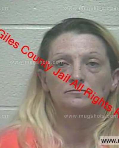 Booking photo of Brenda Young, Giles County, May 10, 2019
