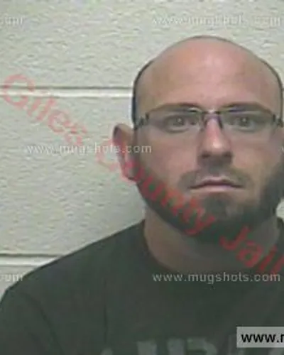 Booking photo of Kurt Allen Brymer, Giles County, Nov 2, 2017