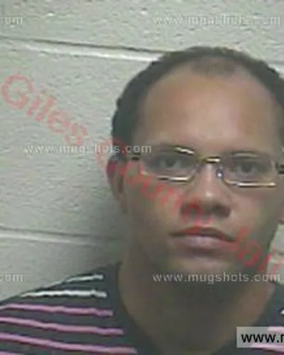 Booking photo of Andrew Merryman, Giles County, Sep 4, 2016