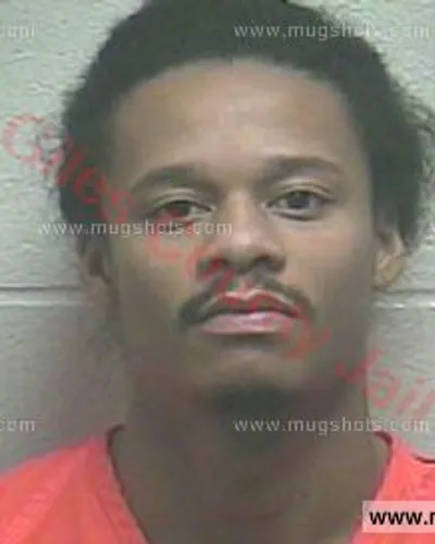 Booking photo of Treadence Lee Howard, Giles County, Jan 25, 2018