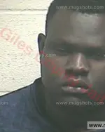 Booking photo of Ayuen Aguto, Giles County, Jan 20, 2018