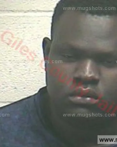 Booking photo of Ayuen Aguto, Giles County, Jan 20, 2018