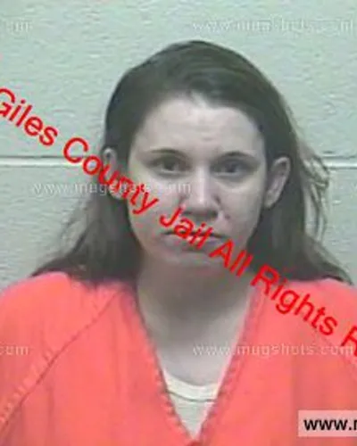 Booking photo of Amber Kathleen Jones, Giles County, Sep 27, 2019
