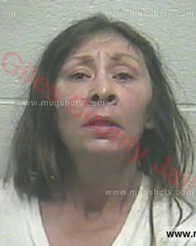 Booking photo of Lucinda Ann Goad, Giles County, Nov 11, 2015