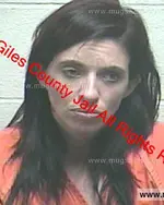 Booking photo of Michelle Catherine Bates, Giles County, Feb 15, 2019