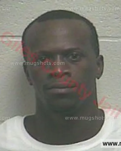 Booking photo of PATRICK LAMONT JOHNSON, Giles County, Jan 18, 2018