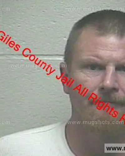 Booking photo of Scotty Bowman, Giles County, May 3, 2019