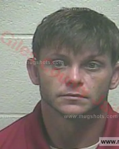 Booking photo of MATTHEW DALE COLE, Giles County, Oct 9, 2017