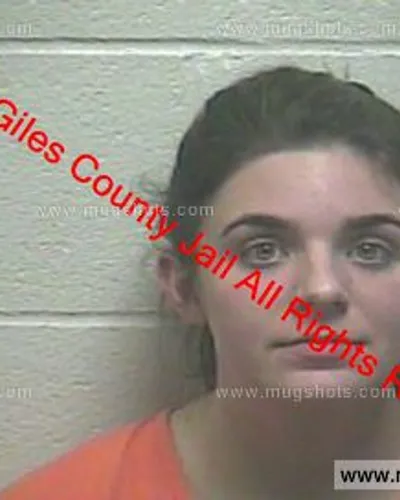 Booking photo of Emma Liberatore, Giles County, Feb 7, 2020
