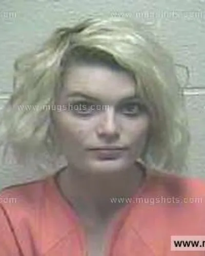 Booking photo of Haley Lynn Cantrell, Giles County, May 12, 2015