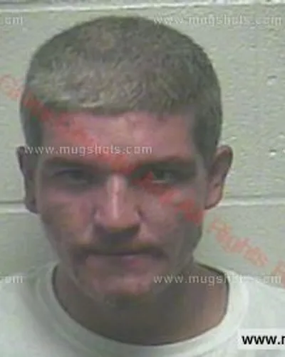 Booking photo of Adam Corey Cline, Giles County, Aug 25, 2015