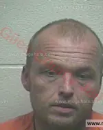 Booking photo of Robert Allan Hickok, Giles County, Jan 17, 2018