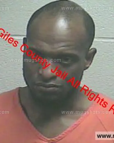 Booking photo of Marcus Elwood Gentry, Giles County, Jan 8, 2019