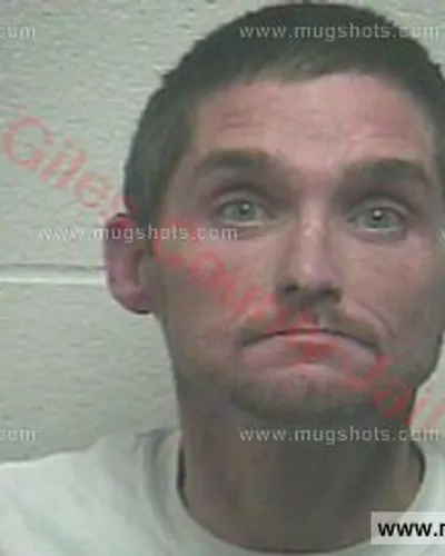 Booking photo of Jessee Busby, Giles County, Oct 20, 2017