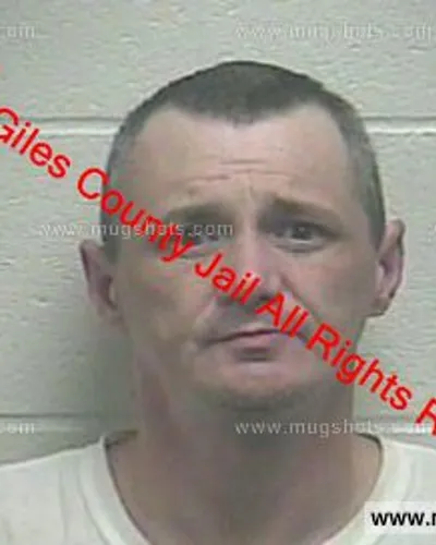 Booking photo of BRIAN SHAWN DANIELS Jr., Giles County, May 2, 2019