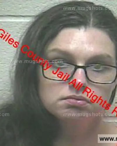 Booking photo of Brittney Michelle Carwile, Giles County, Apr 19, 2019
