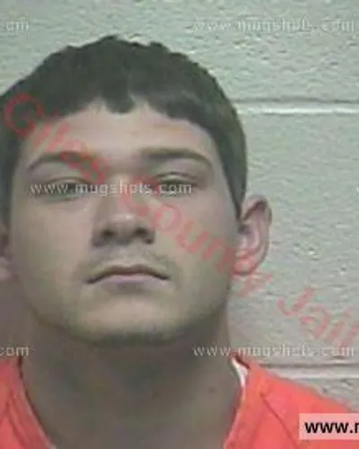 Booking photo of Austin Morrell, Giles County, Mar 10, 2018
