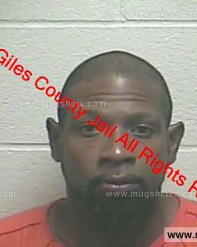 Booking photo of Onrico Buchanan, Giles County, May 11, 2020