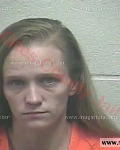 Booking photo of Kelsey Dunn, Giles County, Jan 30, 2017