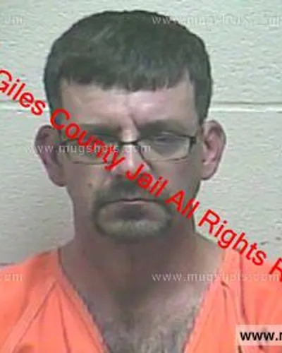 Booking photo of Timothy Beegle, Giles County, May 11, 2019