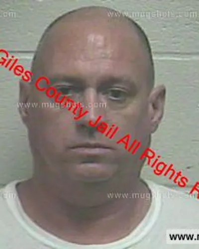 Booking photo of Jeffery Ledbetter, Giles County, Apr 11, 2019