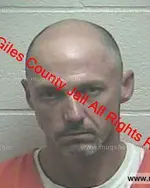 Booking photo of Shaun Clebert Sharp, Giles County, Feb 4, 2019