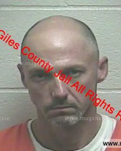 Booking photo of Shaun Clebert Sharp, Giles County, Feb 4, 2019