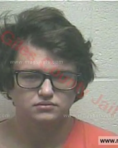 Booking photo of Bryson Paysinger, Giles County, Dec 30, 2017