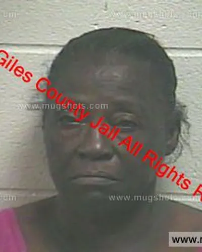 Booking photo of Rosie Fralix, Giles County, Oct 14, 2019