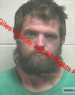 Booking photo of Jonathan Alvin Counts IV, Giles County, Feb 8, 2020