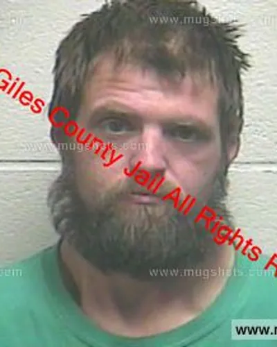 Booking photo of Jonathan Counts, Giles County, Feb 8, 2020