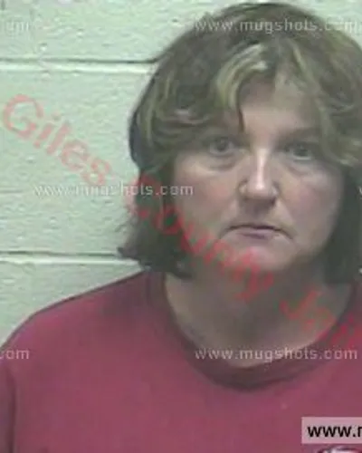 Booking photo of Wanda Brand, Giles County, Dec 7, 2016