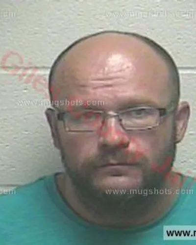 Booking photo of Robert Allen Love, Giles County, Jul 19, 2017