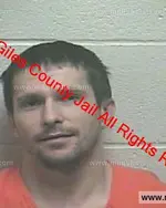 Booking photo of Brandon Ray Blake, Giles County, Mar 16, 2019