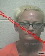 Booking photo of Patricia Lynn Edwards, Giles County, Sep 27, 2019