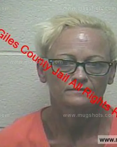 Booking photo of Patricia Lynn Edwards, Giles County, Sep 27, 2019