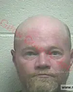 Booking photo of Rocky Lane Morgan, Giles County, May 31, 2018