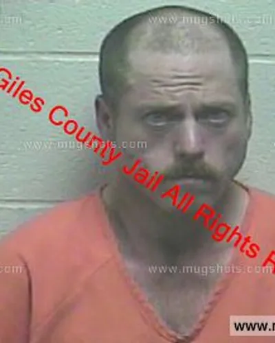 Booking photo of Kevin Matthew Kimbrough, Giles County, Dec 25, 2018