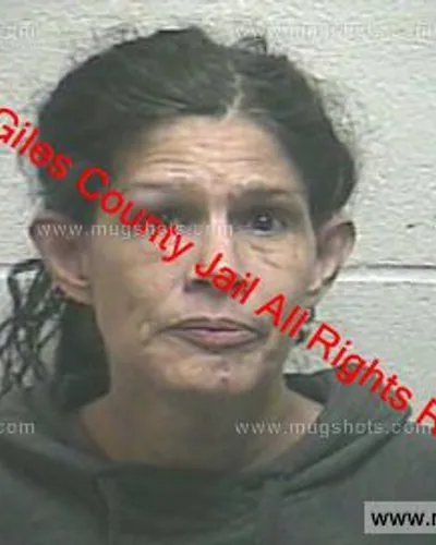 Booking photo of Becky Maroney, Giles County, Jan 24, 2020